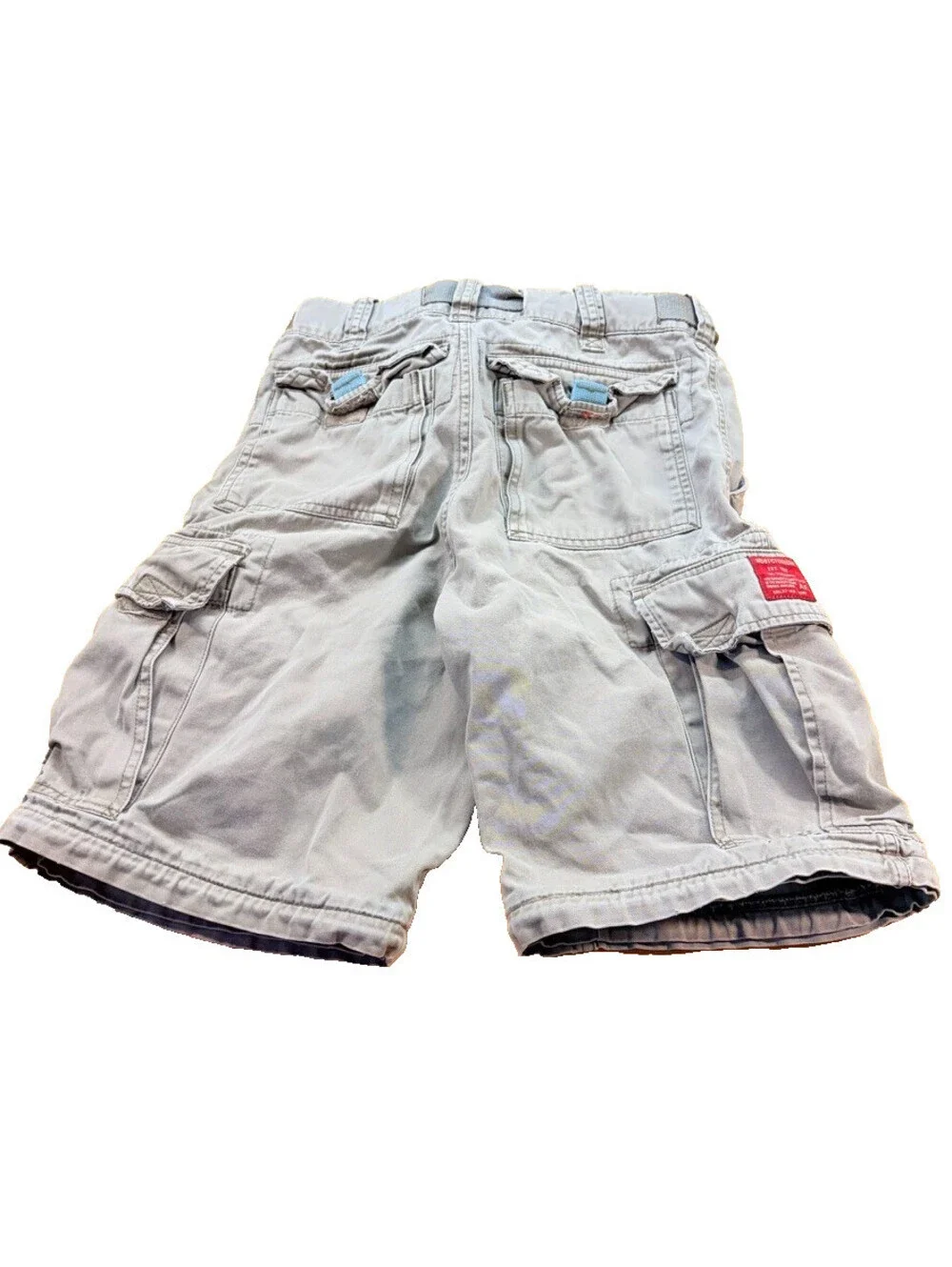 Abercrombie & Fitch Cargo Shorts Vintage 90s Y2K Belted Paratrooper 27 Waist